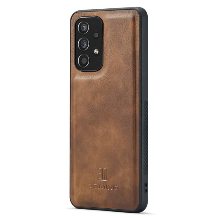 DG.MING - DG.MING Samsung Galaxy A53 5G Flip Plånboksfodral Brun