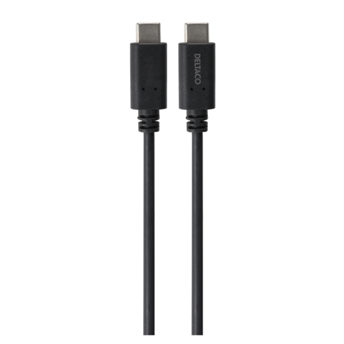 UTGATT1 - Deltaco USB-C till USB-C Kabel 240W 0.8m - Svart