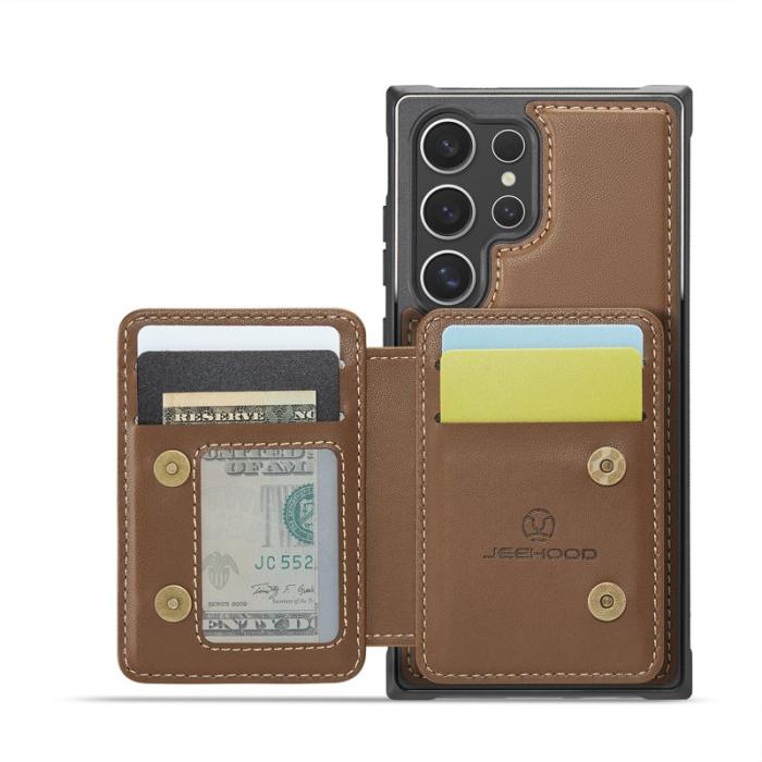 JEEHOOD - JEEHOOD J05 Fodral för Samsung Galaxy S25 Ultra - Brun