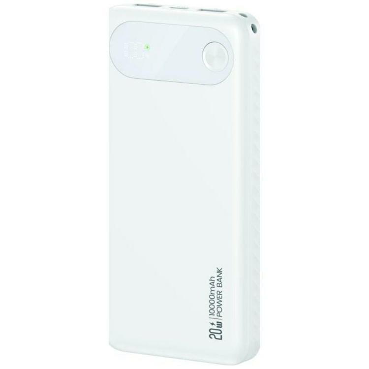 USAMS Powerbank 10000mAh 20W PB80 (Vit) | 505295 | AlltMobil