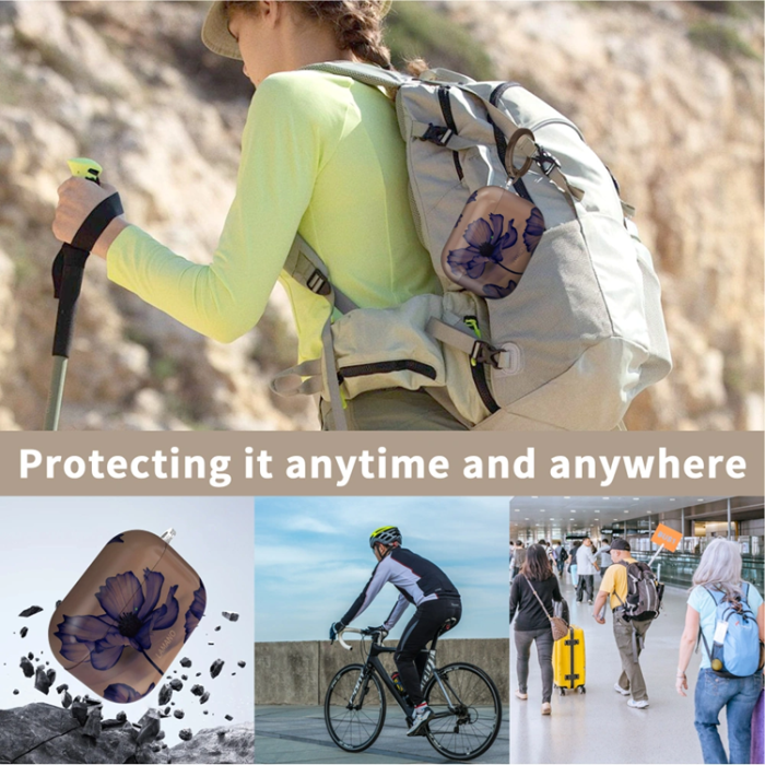 Tech-Protect - Tech-Protect Apple Airpods Pro 1/2 Skal Lamano - Velvet Night