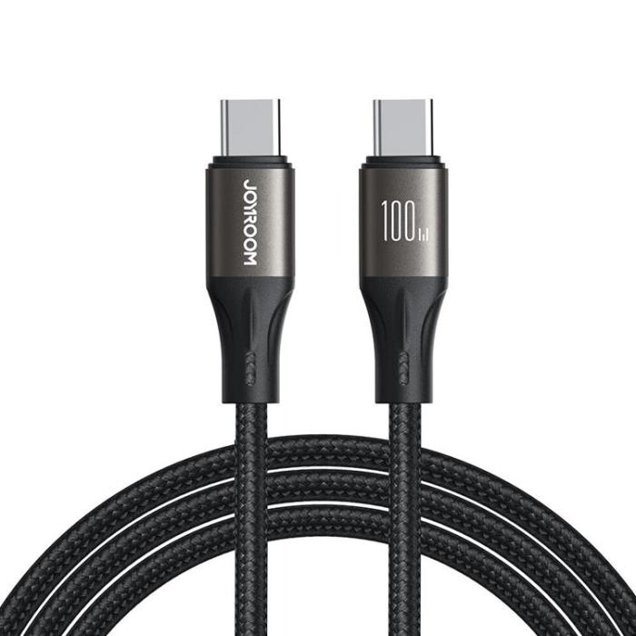 Joyroom - Joyroom USB-C till USB-C kabel 100W 1.2m - Svart