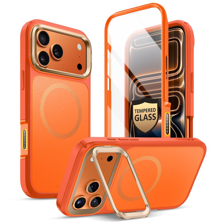 Supcase iPhone 17 Pro Max Mobilskal Magsafe Ares Flip - Coral | 2353 | AlltMobil