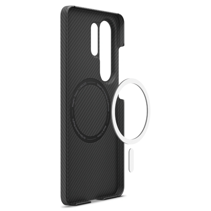 Spigen - Spigen Mobilskal För Galaxy S26 Ultra Magsafe Airskin Aramid - Svart