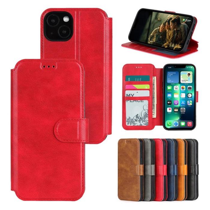 Boom of Sweden - BOOM iPhone 11 Plånboksfodral Calfskin - Röd