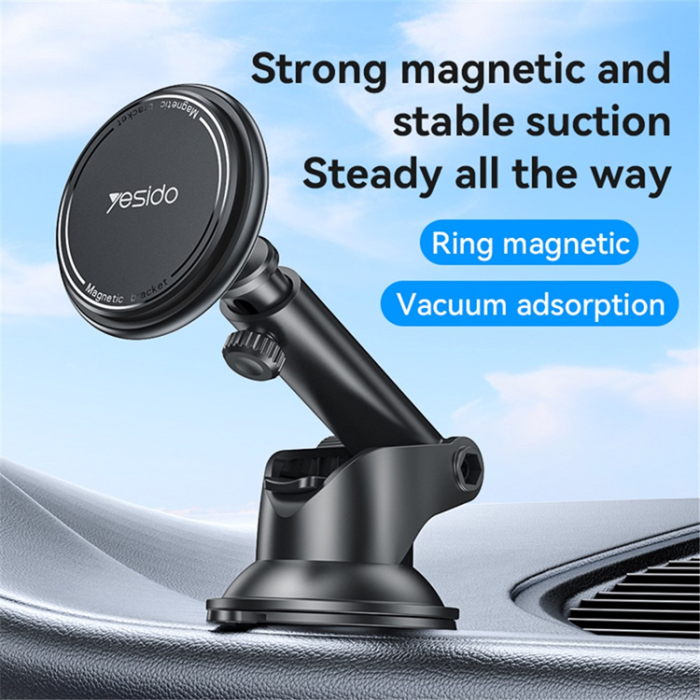 A-One Brand - YESIDO Bilhållare Instrumentbräda Magnetisk C269 - Svart