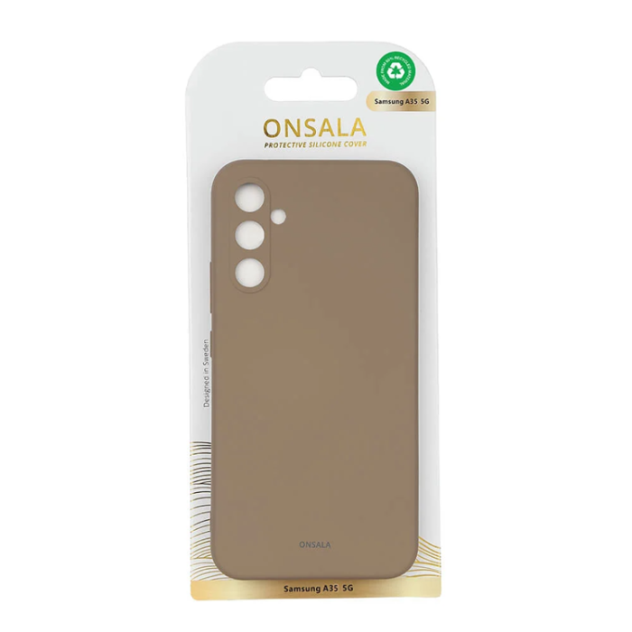 Onsala - Onsala Galaxy A35 5G Mobilskal Silikonkänsla - Sommarsand