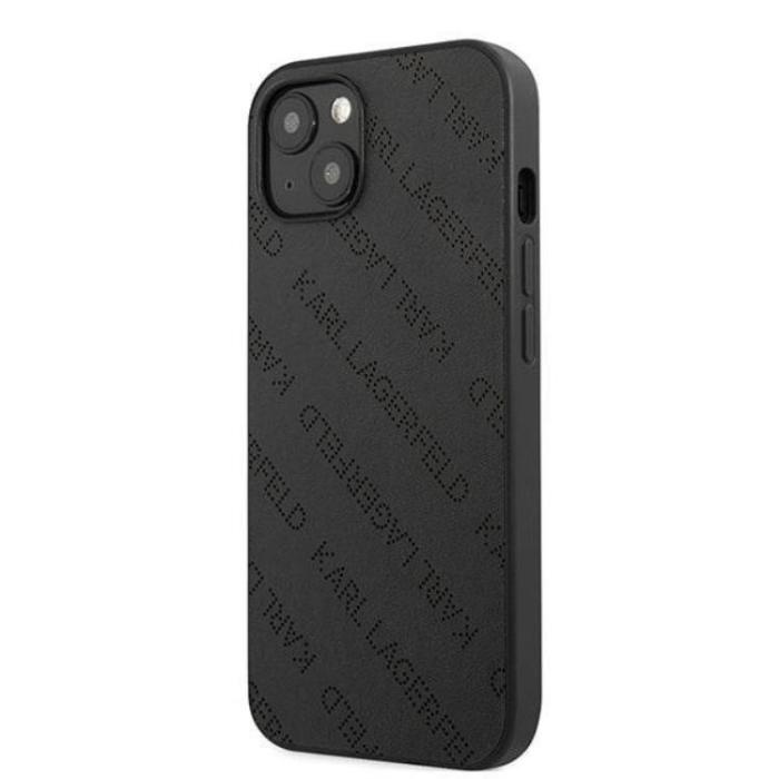 KARL LAGERFELD - Karl Lagerfeld iPhone 13 mini Skal Perforated Allover - Svart