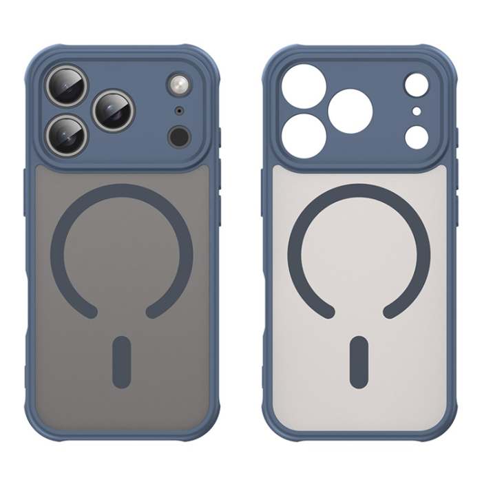A-One Brand - iPhone 17 Pro Mobilskal MagSafe Anti Drop - Blå