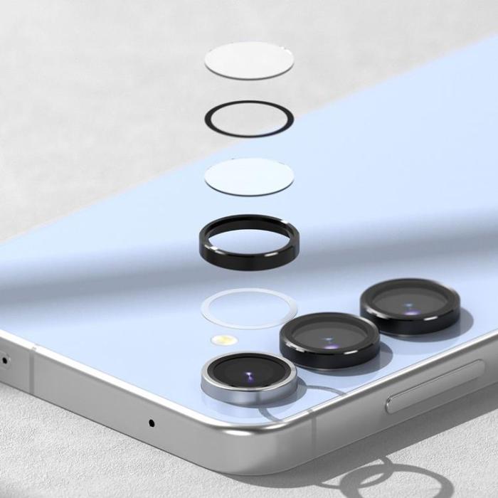 Ringke - [2-Pack] Ringke Galaxy S24 FE Härdat Glas Kameraskydd Ram