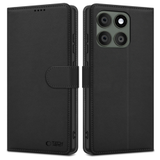 Tech-Protect - Tech-Protect Pl&aring;nboksfodral f&ouml;r Motorola Edge 60 Pro - Svart