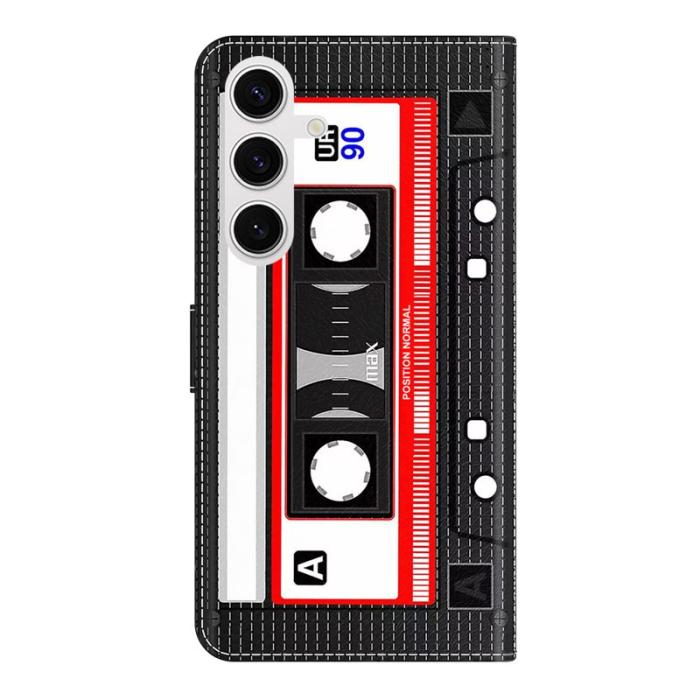 OEM - Samsung Galaxy S26 Fodral Mönstertryck Ställ Läder Flip - Tape