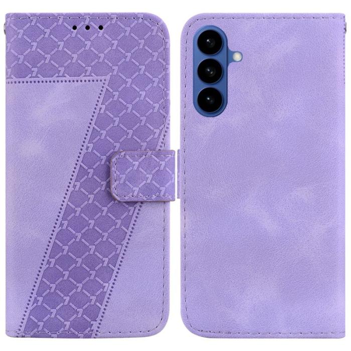 OEM - Samsung Galaxy S26 / S26 Pro Ställskal Mönstertryck KonstLäder - Lila