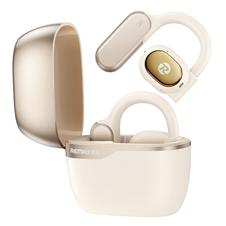 REMAX In-Ear Hörlurar Bluetooth OpenBuds P1 - Vit | 505771 | AlltMobil