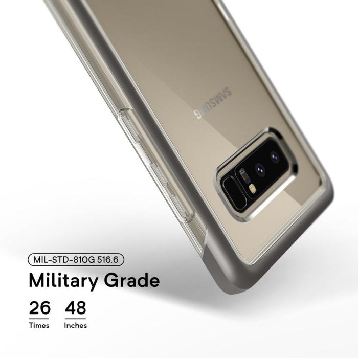 UTGATT1 - Caseology Skyfall Skal till Samsung Galaxy Note 8 - Grå