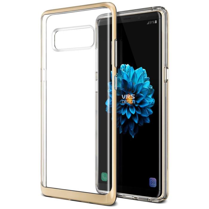 VERUS - Verus Crystal Bumper Skal till Samsung Galaxy Note 8 - Gold