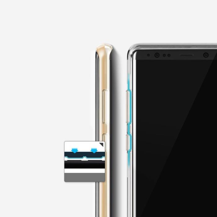 VERUS - Verus Crystal Bumper Skal till Samsung Galaxy Note 8 - Gold