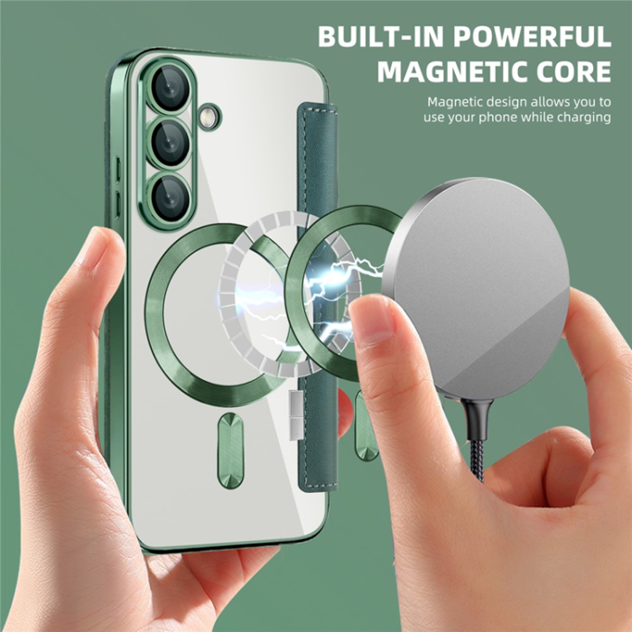 A-One Brand - Galaxy S25 Plus Plånboksfodral MagSafe RFID Blocking 
