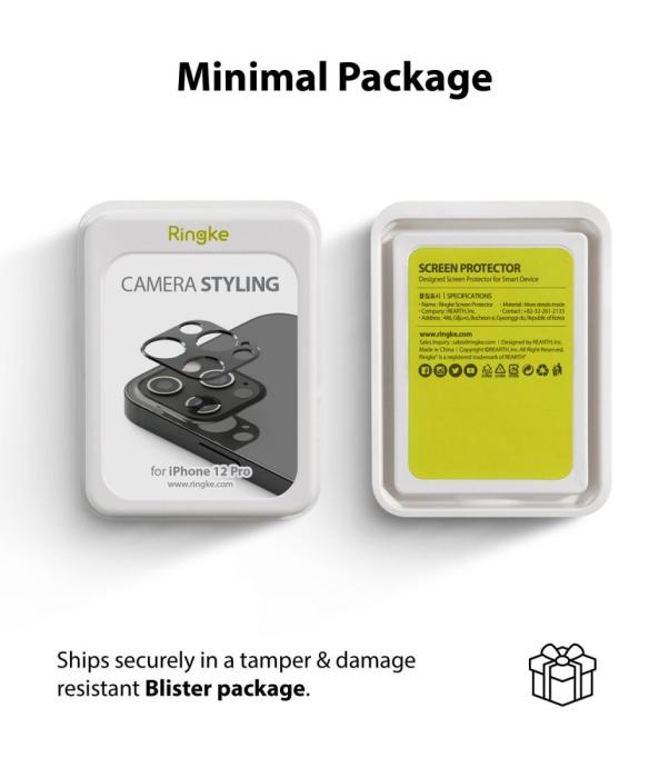 UTGATT5 - RINGKE Kamera Styling Lens iPhone 12 Pro Silver