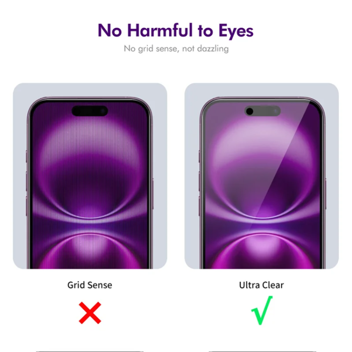 Boom of Sweden - [2-Pack] BOOM iPhone Air Härdat Glas Skärmskydd Privacy