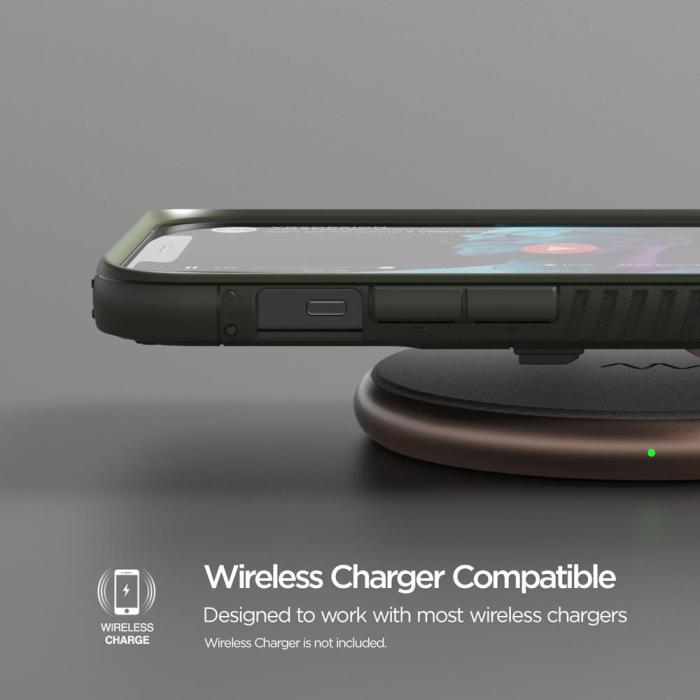 VERUS - VRS DESIGN Damda QuickStand Skal iPhone 12 Pro Max - Grön Bronze