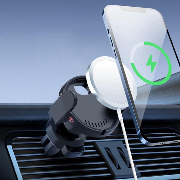 OEM - MagSafe Laddare Bilhållare för luftventil - Svart