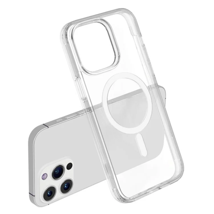 A-One Brand - iPhone 13 Pro Max Mobilskal MagSafe PC + TPU Clear - Transparent