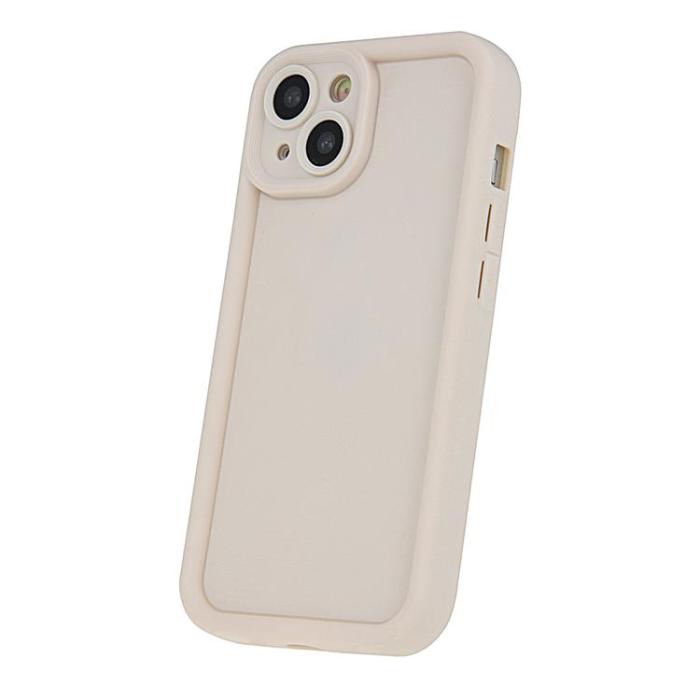 OEM - Motorola E13 Mobilskal Rim TPU - Beige