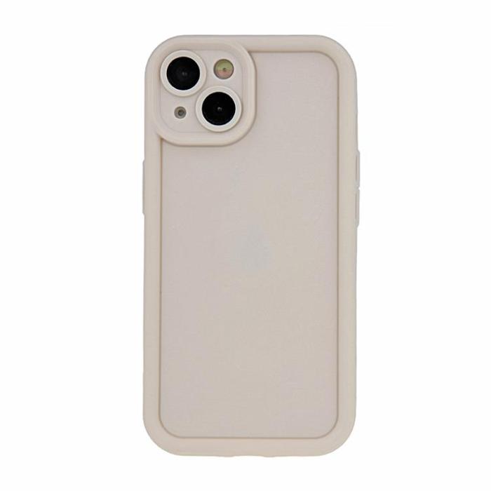 OEM - Motorola E13 Mobilskal Rim TPU - Beige