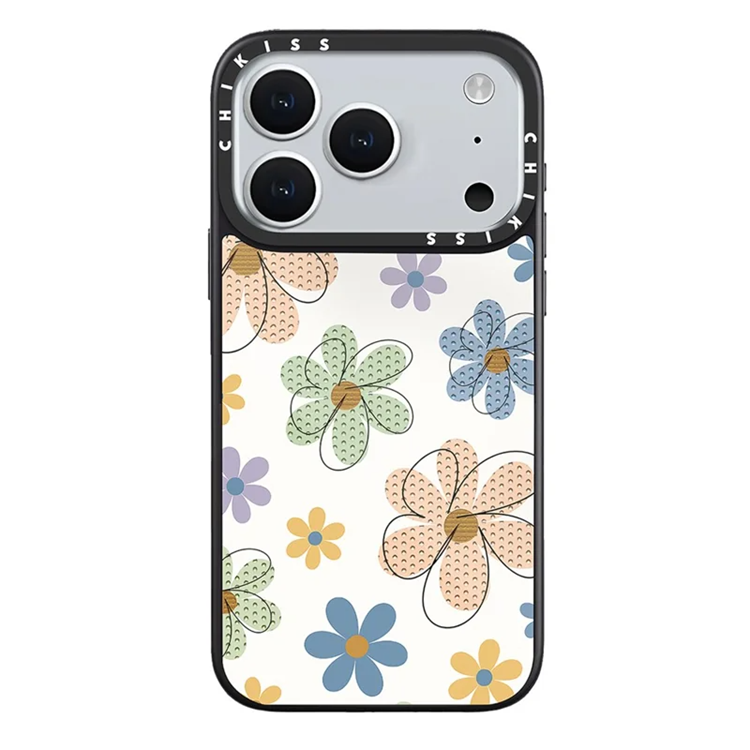 iPhone 17 Pro Mobilskal MagSafe Aluminium Silikon (Style W) | 2353 | AlltMobil