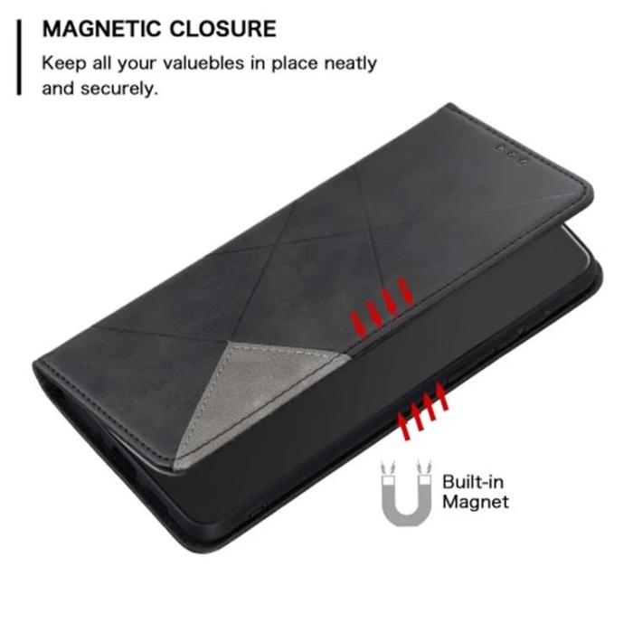 Taltech - iPhone 15 Pro Max Plånboksfodral - Svart