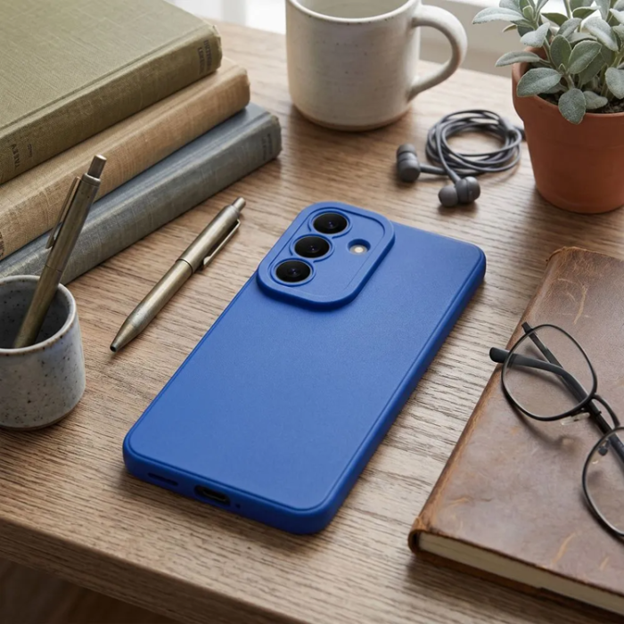 A-One Brand - Mobilskal För Galaxy S26 Plus Matte 2.0 - Blå