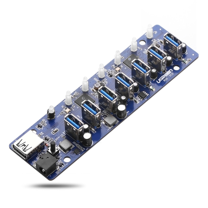 Ugreen - Ugreen 7in1 USB-A Mutifunctional Hub - Svart