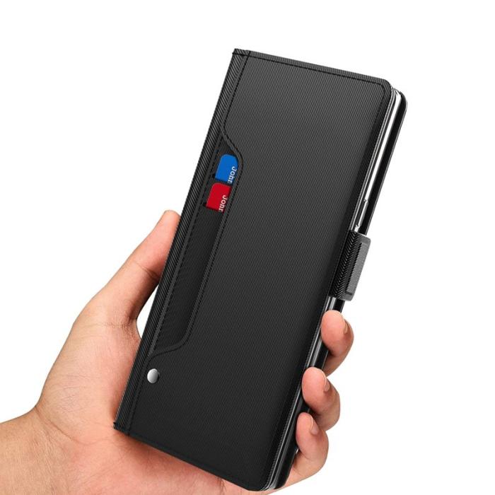 OEM - Mobilskal till Samsung Galaxy A37 PU+TPU Magnetisk Flip - Svart