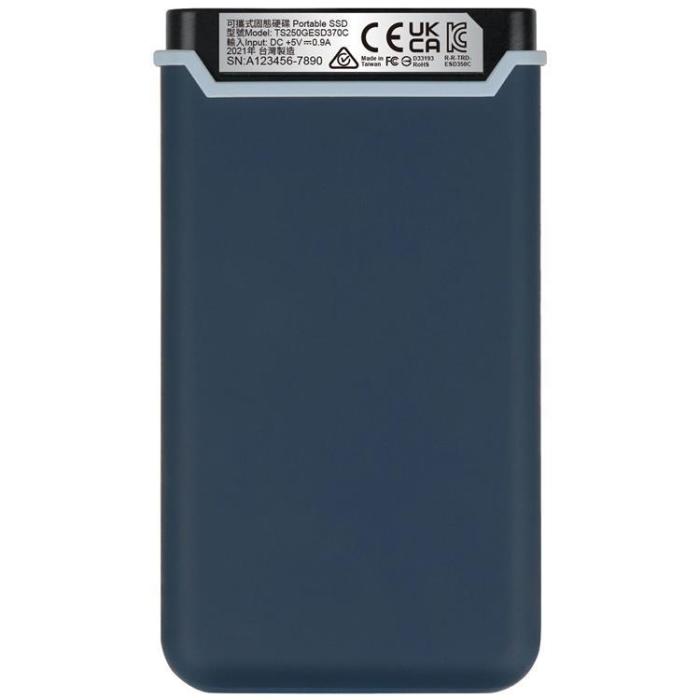 Transcend - Transcend Portabel SSD ESD370C USB-C 500GB (R1050/W950)