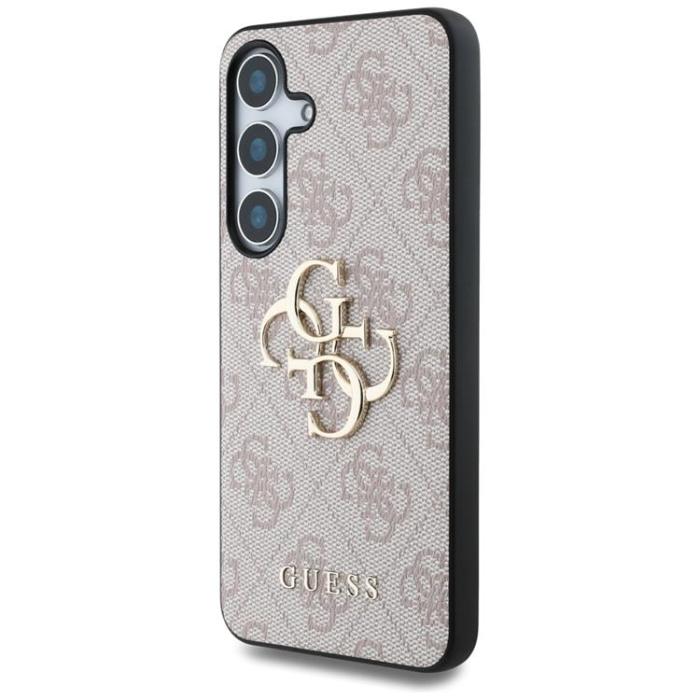 Guess - Guess Galaxy S25 Mobilskal Big 4G Logo Classic - Rosa