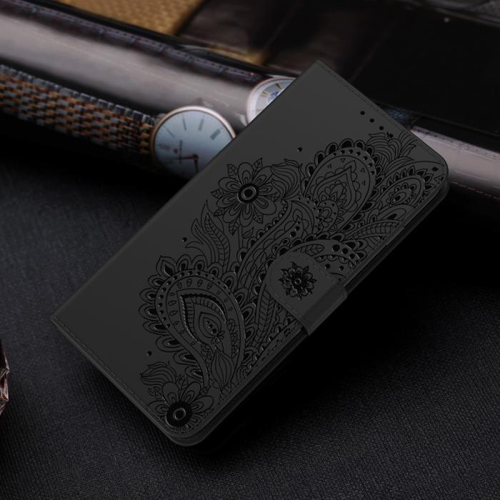 UTGATT1 - Blommor iPhone 13 Plånboksfodral - Svart