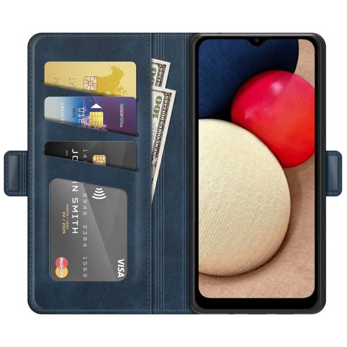 OEM - Flip Folio Plånboksfodral till Samsung Galaxy A03s - Blå