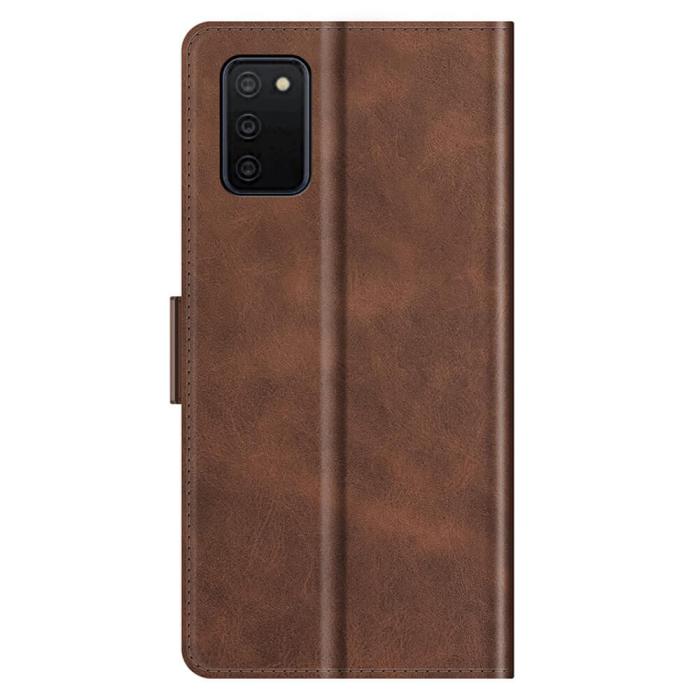 OEM - Flip Folio Plånboksfodral till Samsung Galaxy A03s - Coffee