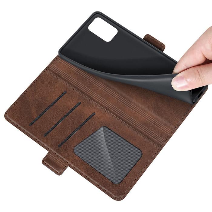 OEM - Flip Folio Plånboksfodral till Samsung Galaxy A03s - Coffee