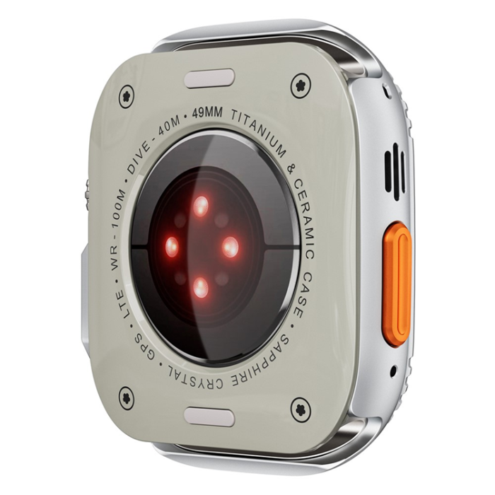 A-One Brand - Apple Watch Ultra 2 (49mm) Skal Metal - Matte Silver