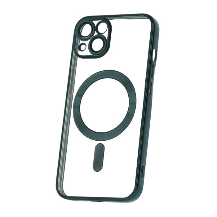 TelForceOne - iPhone 13 Magfodral Grönt Krom Finish Skyddande Stilrent