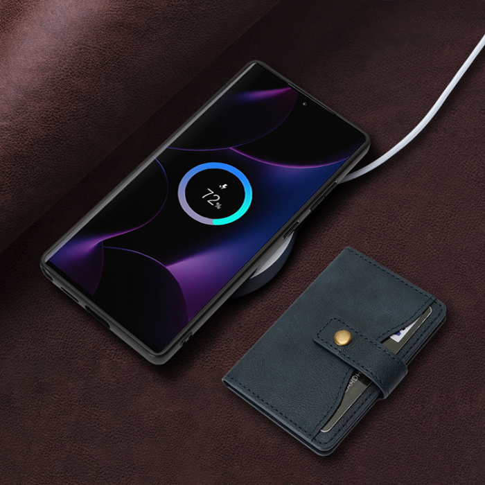 A-One Brand - Galaxy S23 Ultra Mobilskal MagSafe Detachable Korthållare Kickstand