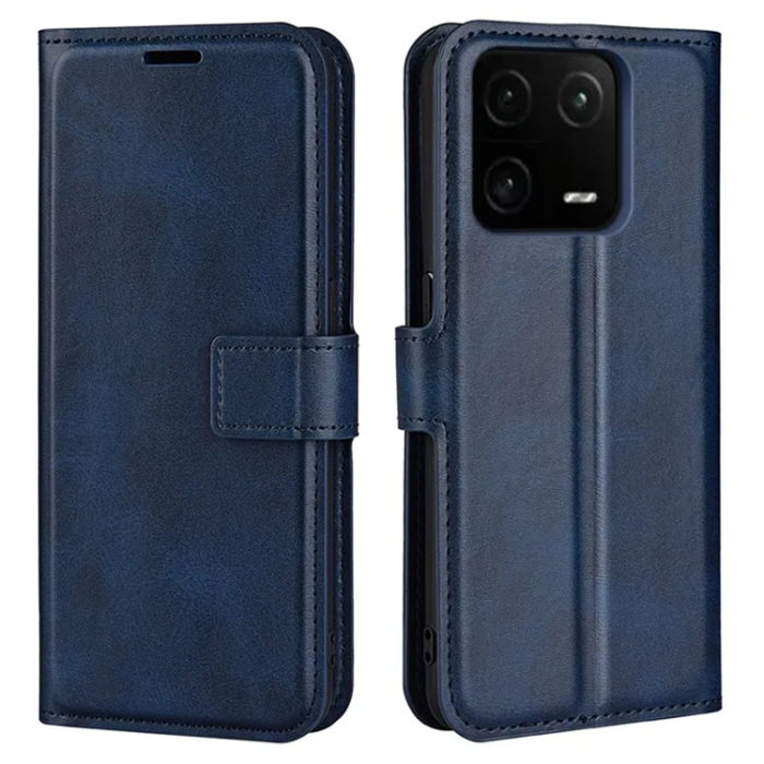 A-One Brand - Xiaomi 13 Plånboksfodral Calf Texture Flip - Blå