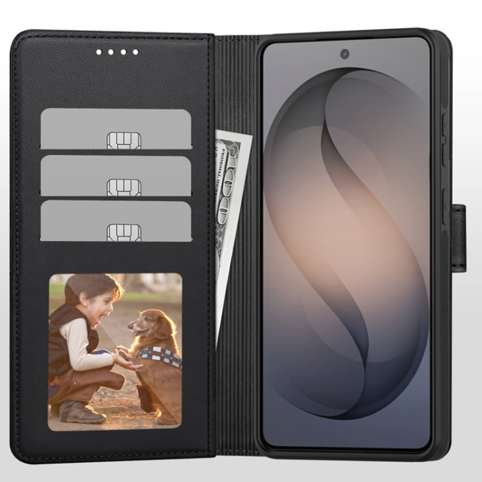 Tech-Protect - Tech-Protect Plånboksfodral För Galaxy S26 - Matte Svart