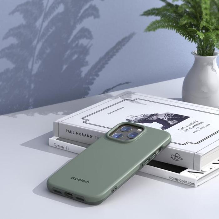 Choetech - Choetech iPhone 13 Pro Skal Magsafe MFM Anti-drop - Grön