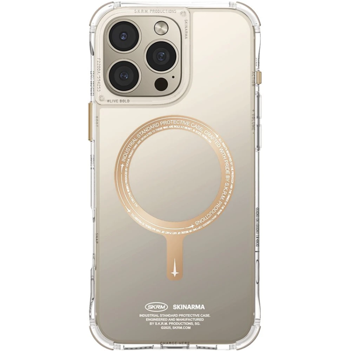 Skinarma - Skinarma iPhone 16 Pro Mobilskal MagSafe Saido - Champagne