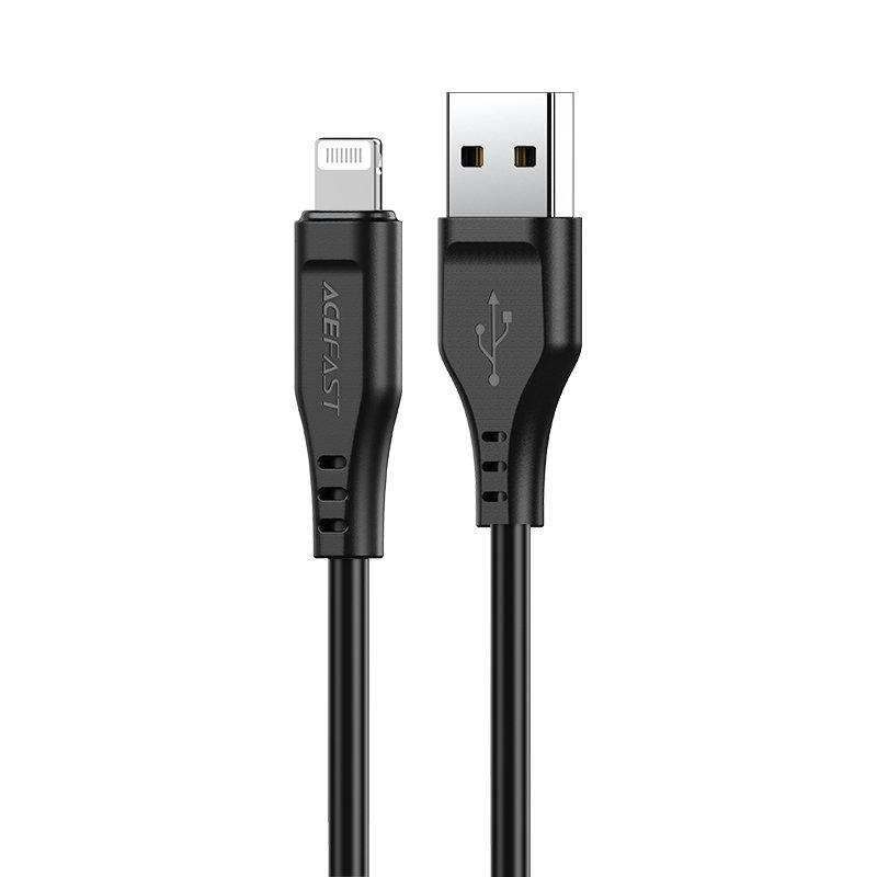 Acefast USB-A till Lightning kabel 1.2m - Svart | 3541 | AlltMobil