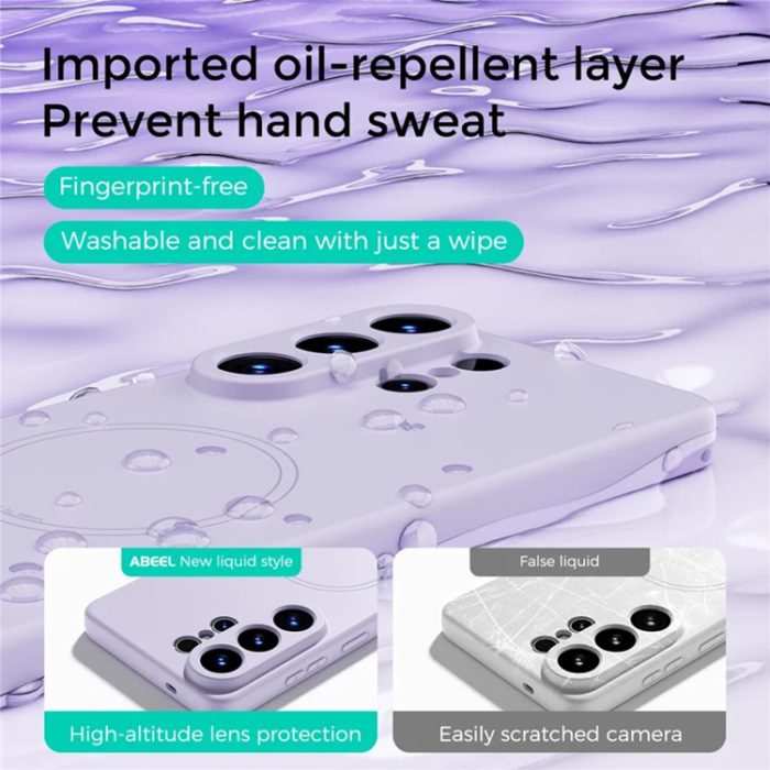 ABEEL - ABEEL Galaxy S26 Pro/S26 Mobilskal Magsafe Liquid Silikon