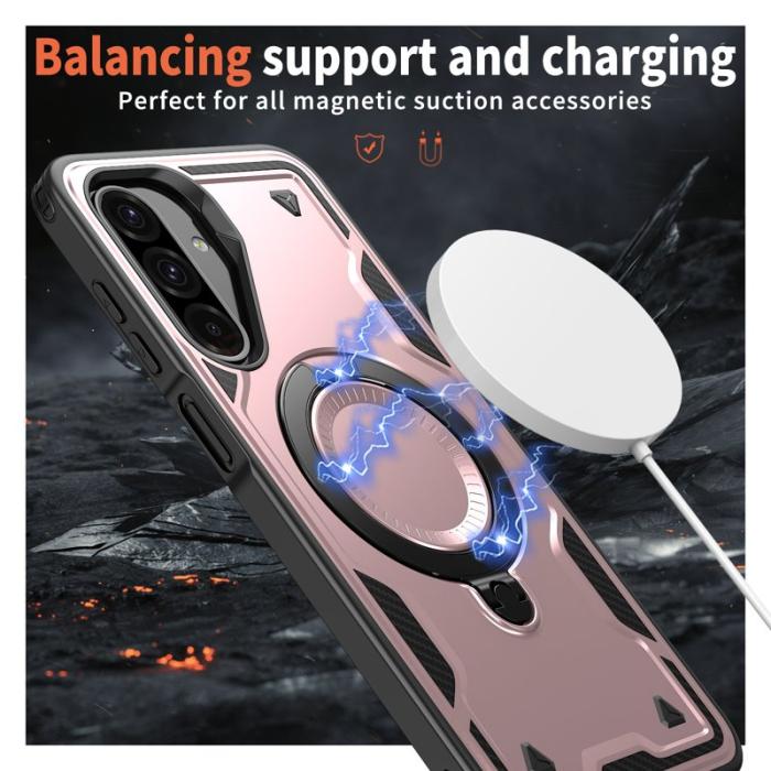 N/A - Mobilskal till Samsung Galaxy A26 5G Plast Militärskydd - Roséguld